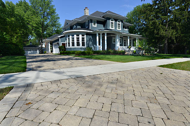 Residential Paver Driveway in Beggs, OK